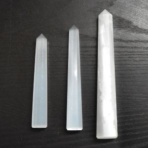 Clear Quartz Brazilian Crystal Pencil / Obelisks