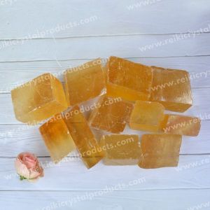 Yellow Honey  / Calcite Raw Rough Stones