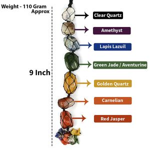7 Chakra Long Size Natural Chip 500 Beads Tree