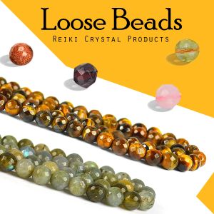 Crystal Loose Beads 8 mm Faceted Making Bracelet Mala Necklace