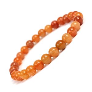 Red Aventurine Gemstone Carved Leaf Beads – Estate Beads & Jewelry
