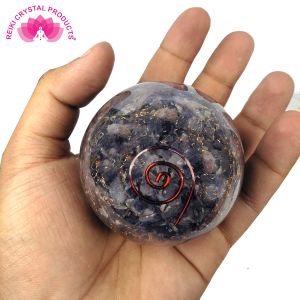 Sodalite Orgone / Orgonite Ball - Sphere