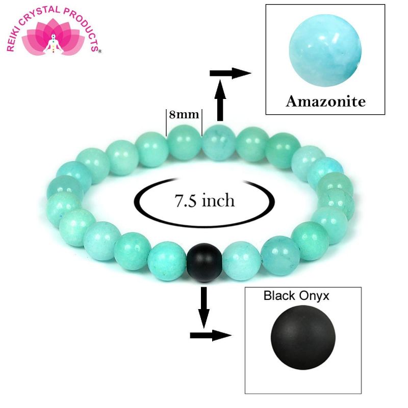 Thou Art With Me-Bracelet in Amazonite Christian Jewelry – hints for  prayerful... pause