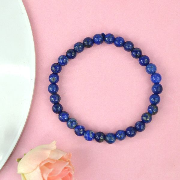 Natural Lapis Lazuli 6 mm Crystal Stone Bracelets for Healing