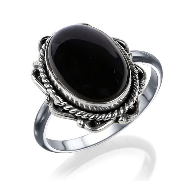 Hudsun Silver Gemstone Ring For Men/Boys