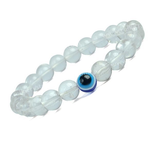 Rainbow Moonstone bracelet with blue flash  Moonray magic