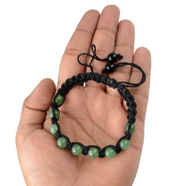 Jade Beads Bracelet Men Jewellery Amulet Emerald Natural Gift Bangle  Jadeite  eBay