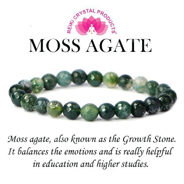 Red Jasper & Moss Agate Bracelets
