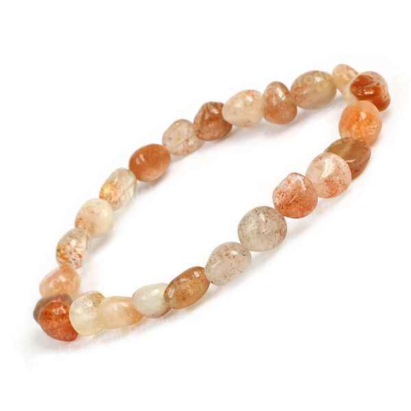 Sunstone Bracelet Luxuries of Life Happiness Healing Crystal in Red — Satin  Crystals