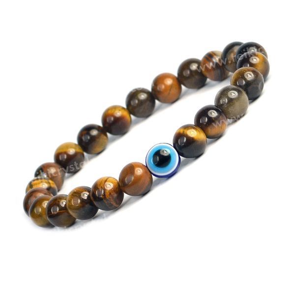 Buy Tiger Eye Beads Bracelet Online in India at Lowest Prices – MCJ Jewels