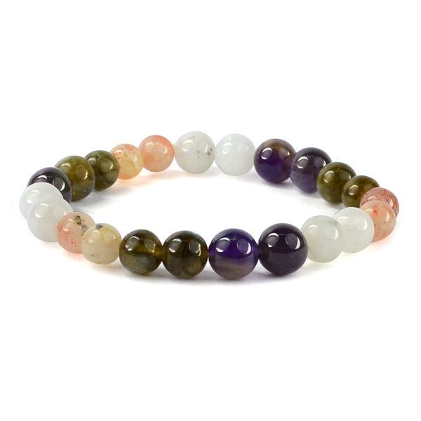 Jet New Authentic Combination Crystal Beads Bracelet Healing Balancing  Chakra Healthy Resolving (Cancer)