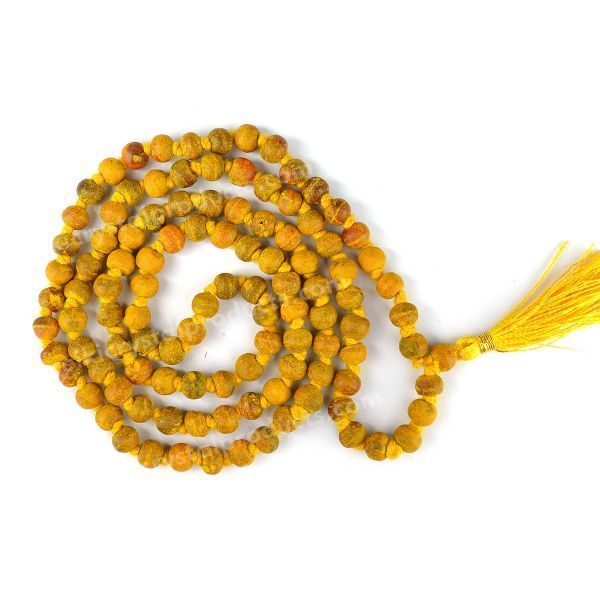 Haldi Jap Mala Of 108 Beads With Free Hand Mala
